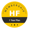 1 year membership plan